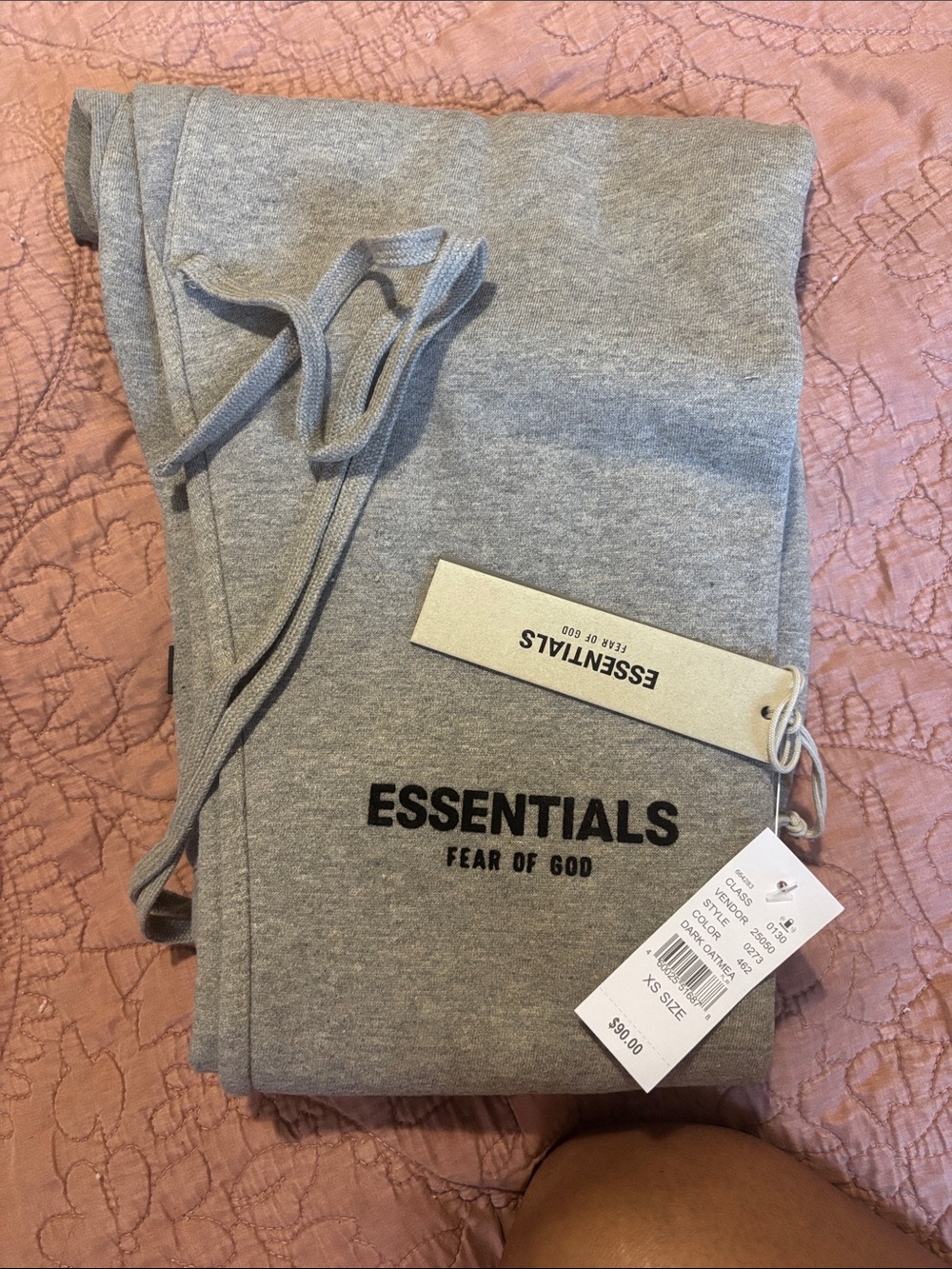 Fear of God ESSENTIALS Men's Light Gray Sweatpants